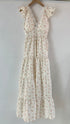 Vintage V Neck Design Midi Dress